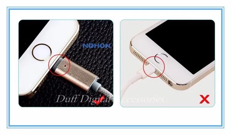 MFI For iPhone5 5S SE 5C 6 Plus ipad 4 mini Air NOHON 150cm LED SMART for Lightning Dock USB Data Charger Cable Line IOS 6 7 8 9 (15)